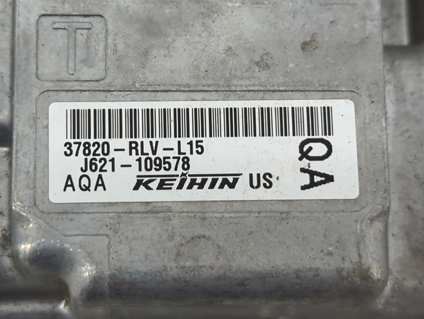 2019 Honda Passport PCM Engine Control Computer ECU ECM PCU OEM P/N:37820-RLV-L15 Fits OEM Used Auto Parts - Oemusedautopart