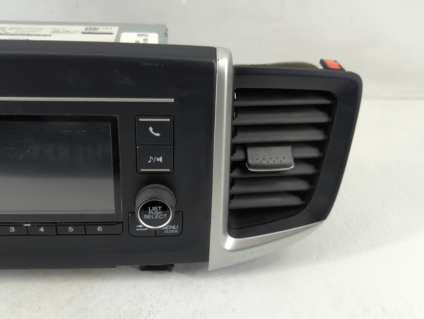 2016-2019 Honda Pilot Radio AM FM Cd Player Receiver Replacement P/N:39100-TG7-A12 Fits Fits 2016 2017 2018 2019 OEM Used Au