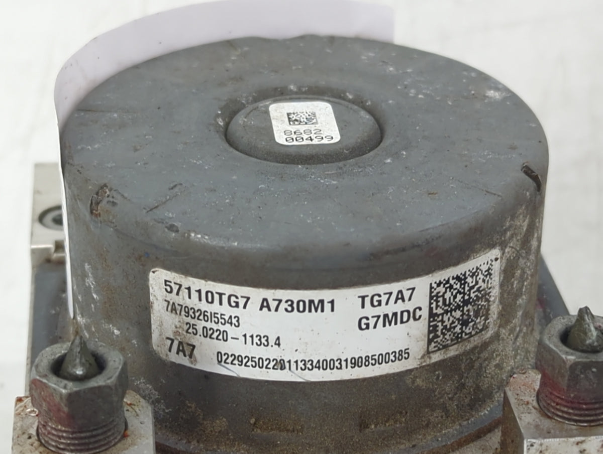 2019-2022 Honda Pilot Anti-Lock Brake ABS Pump Module Actuator OEM P/N:57110TG7A730M1 Fits Fits 2019 2020 2021 2022 OEM Used