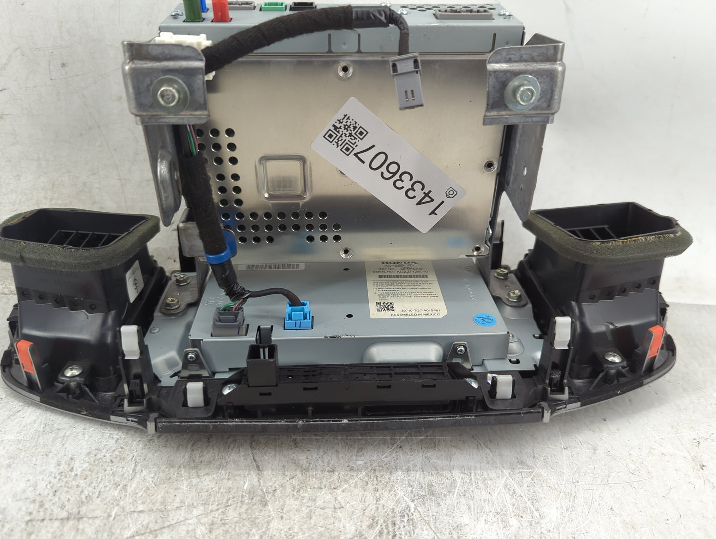 2016-2019 Honda Pilot Radio AM FM Cd Player Receiver Replacement P/N:39540-TG7-AA14-M1 HYQDNNS087 Fits Fits 2016 2017 2018 2