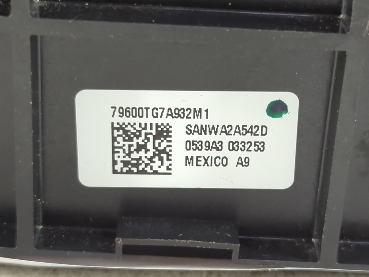 2019-2020 Honda Pilot Climate Control Module Temperature AC/Heater Replacement P/N:79600TG7A932M1 SANWA2A542D Fits Fits 2019