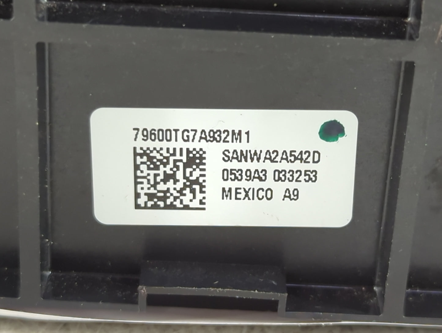 2019-2020 Honda Pilot Climate Control Module Temperature AC/Heater Replacement P/N:79600TG7A932M1 SANWA2A542D Fits Fits 2019