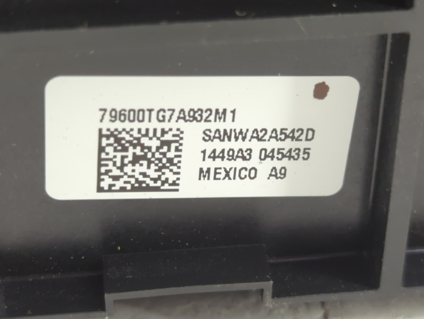 2019-2020 Honda Pilot Climate Control Module Temperature AC/Heater Replacement P/N:79600TG7A932M1 SANWA2A542D Fits Fits 2019