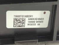 2019-2020 Honda Pilot Climate Control Module Temperature AC/Heater Replacement P/N:79600TG7A932M1 SANWA2A542D Fits Fits 2019