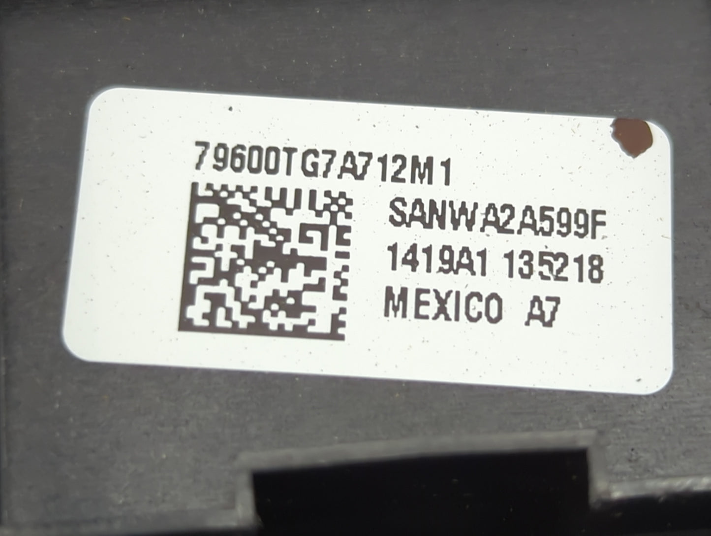 2019-2022 Honda Pilot Climate Control Module Temperature AC/Heater Replacement P/N:79600TG7A712M1 Fits Fits 2019 2020 2021 2