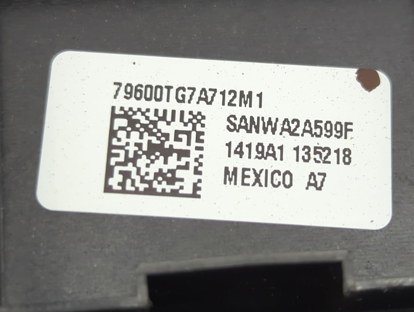 2019-2022 Honda Pilot Climate Control Module Temperature AC/Heater Replacement P/N:79600TG7A712M1 Fits Fits 2019 2020 2021 2