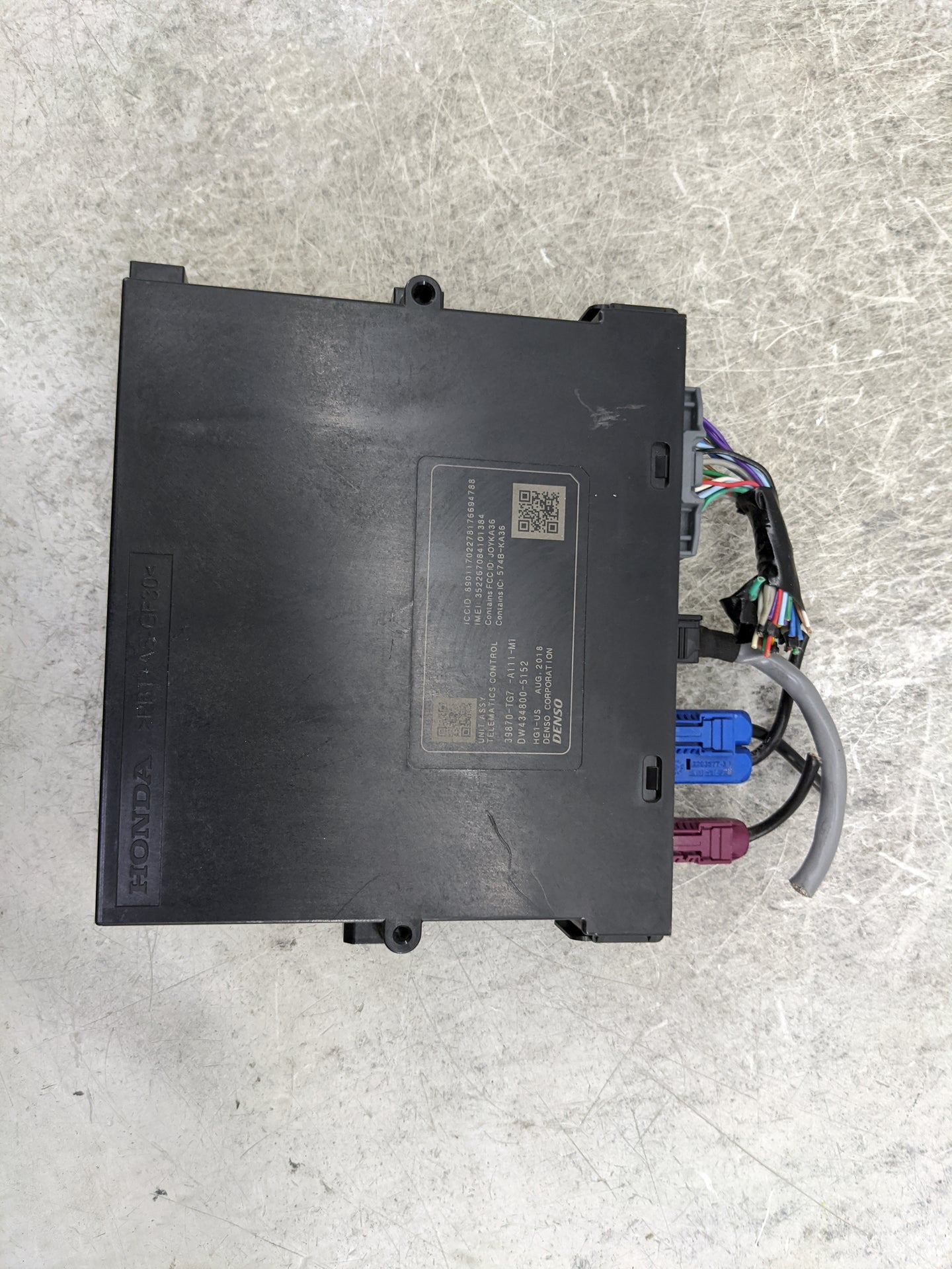 2019 Honda Pilot Telematics Control Module - Oemusedautoparts1.com