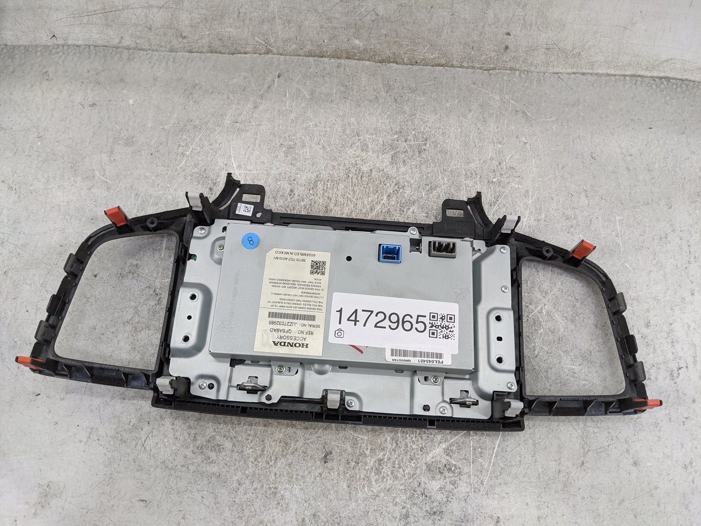 2019 Honda Pilot Information Display Screen 1472965 - Oemusedautoparts1.com