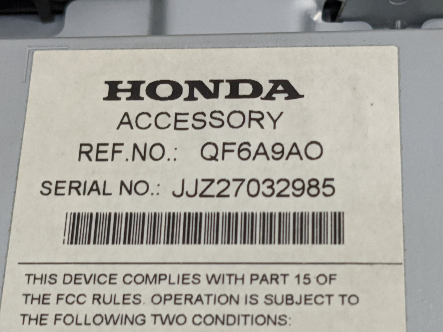 2019 Honda Pilot Information Display Screen 1472965 - Oemusedautoparts1.com