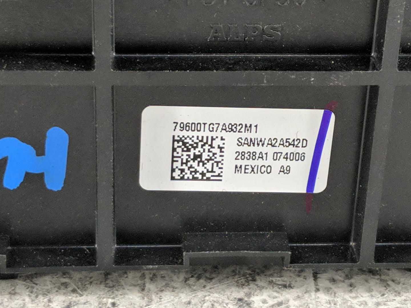 2019-2020 Honda Pilot Climate Control Module Temperature AC/Heater Replacement P/N:79600TG7A932M1 SANWA2A542D Fits Fits 2019