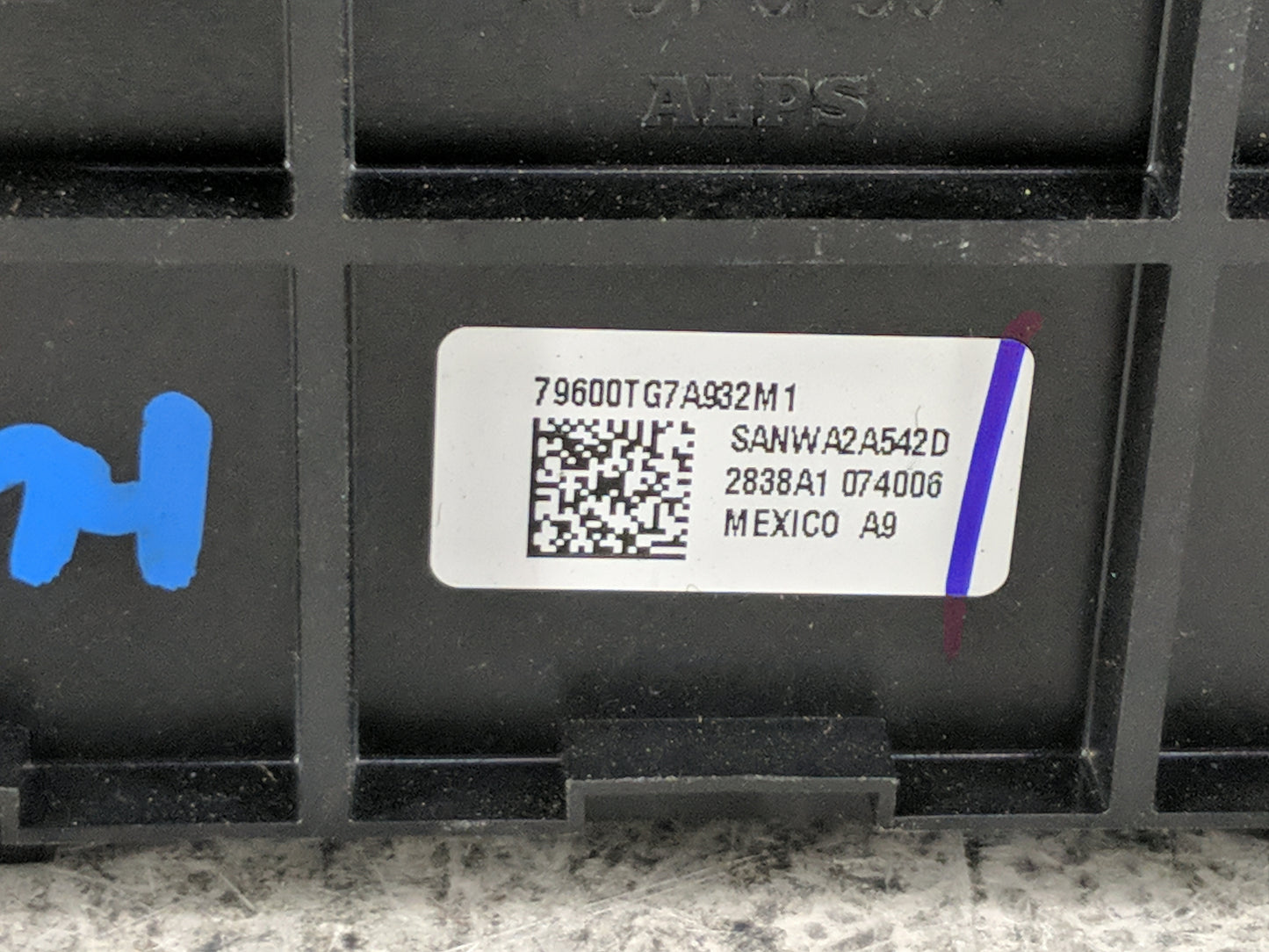 2019-2020 Honda Pilot Climate Control Module Temperature AC/Heater Replacement P/N:79600TG7A932M1 SANWA2A542D Fits Fits 2019