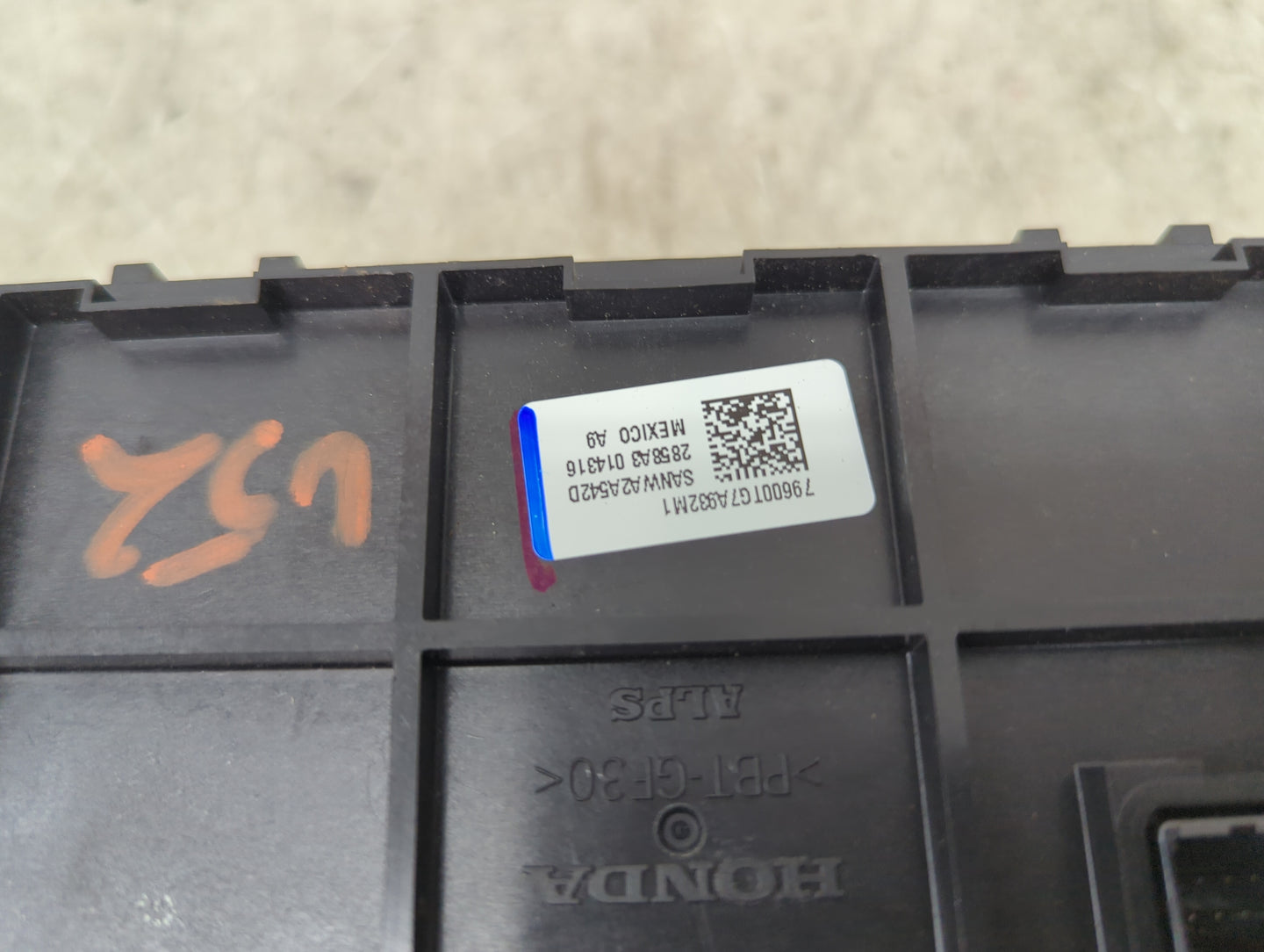 2019-2020 Honda Pilot Climate Control Module Temperature AC/Heater Replacement P/N:79600T G7A932M1 SANW42A5420 Fits Fits 201
