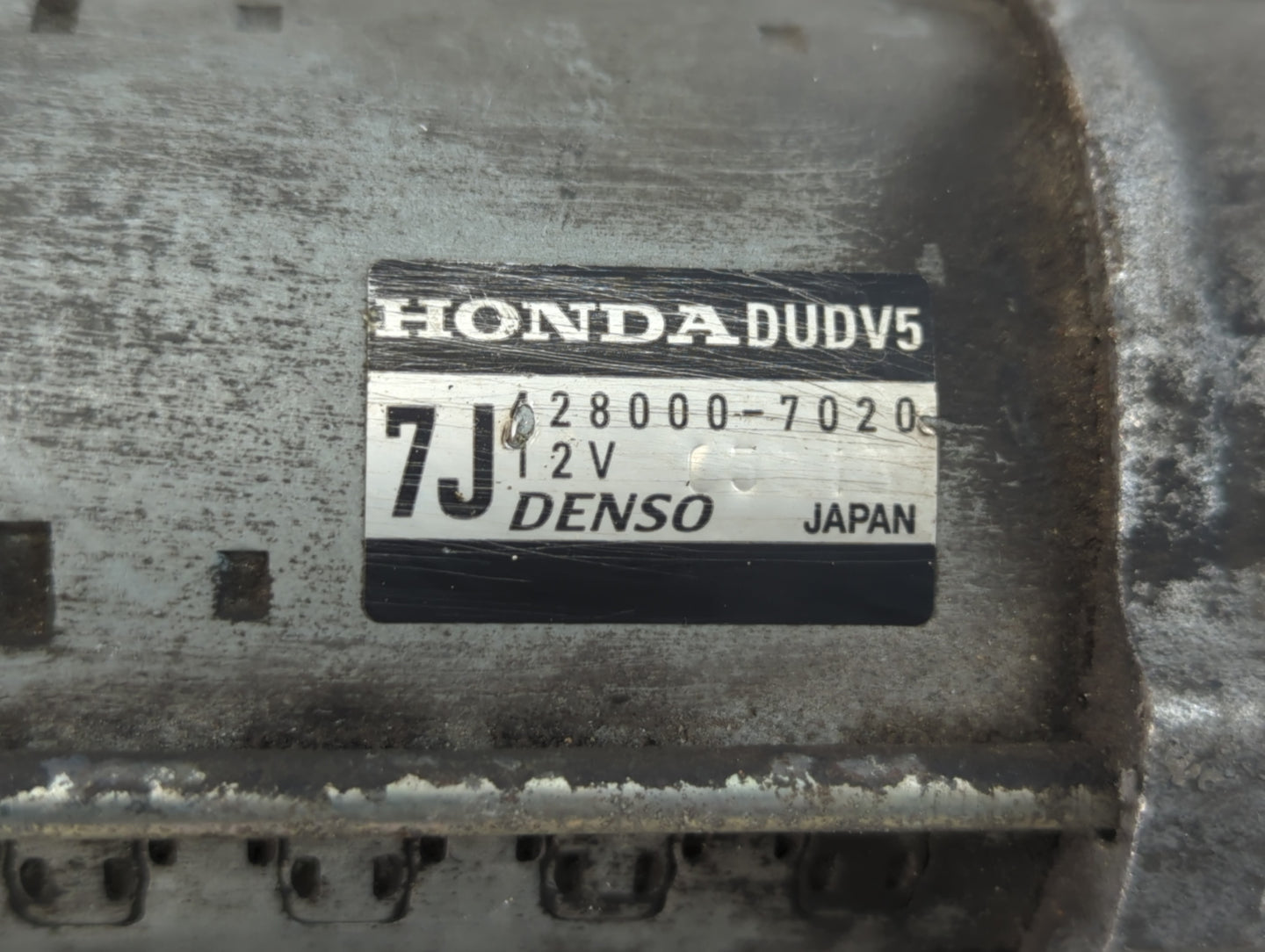 2017-2019 Honda Ridgeline Car Starter Motor Solenoid OEM P/N:428000-7020 Fits Fits 2012 2013 2014 2015 2016 2017 2018 2019 2