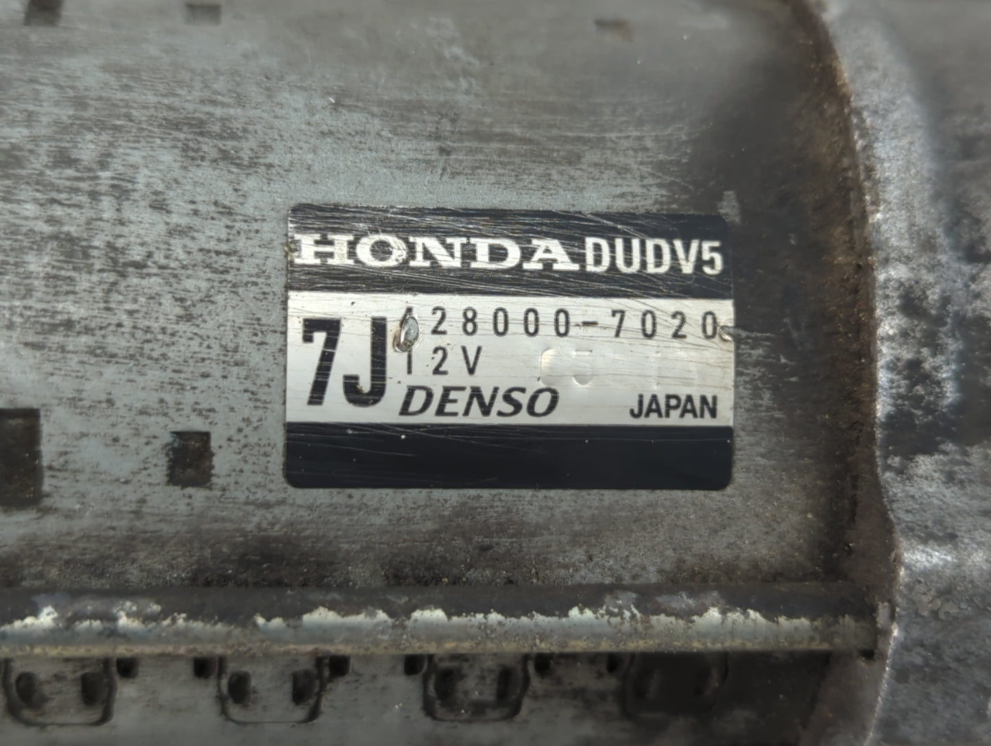 2017-2019 Honda Ridgeline Car Starter Motor Solenoid OEM P/N:428000-7020 Fits Fits 2012 2013 2014 2015 2016 2017 2018 2019 2