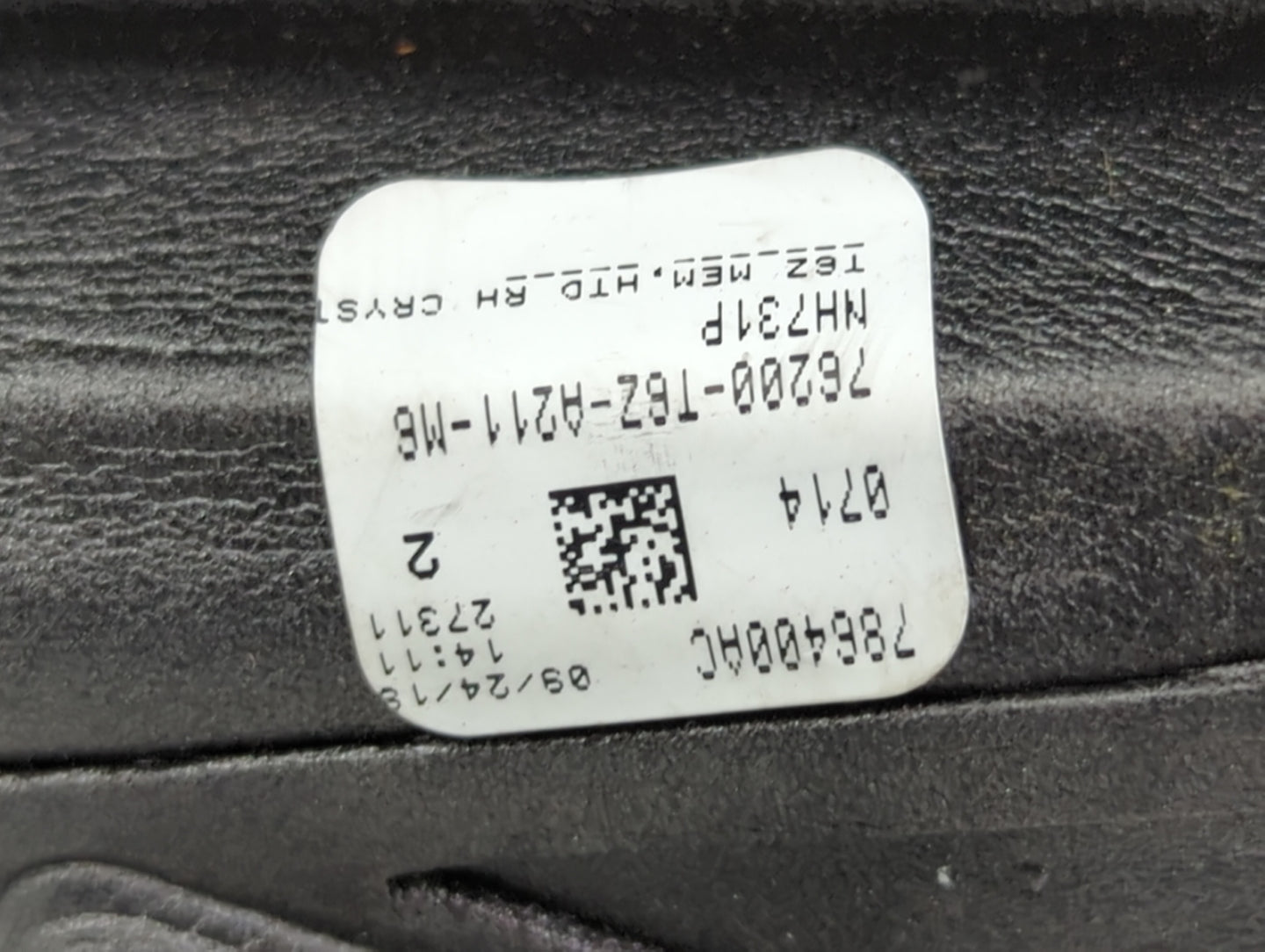 2017-2020 Honda Ridgeline Passenger Side View Mirror - Right Door Mirror OEM Used - Oemusedautoparts1.com