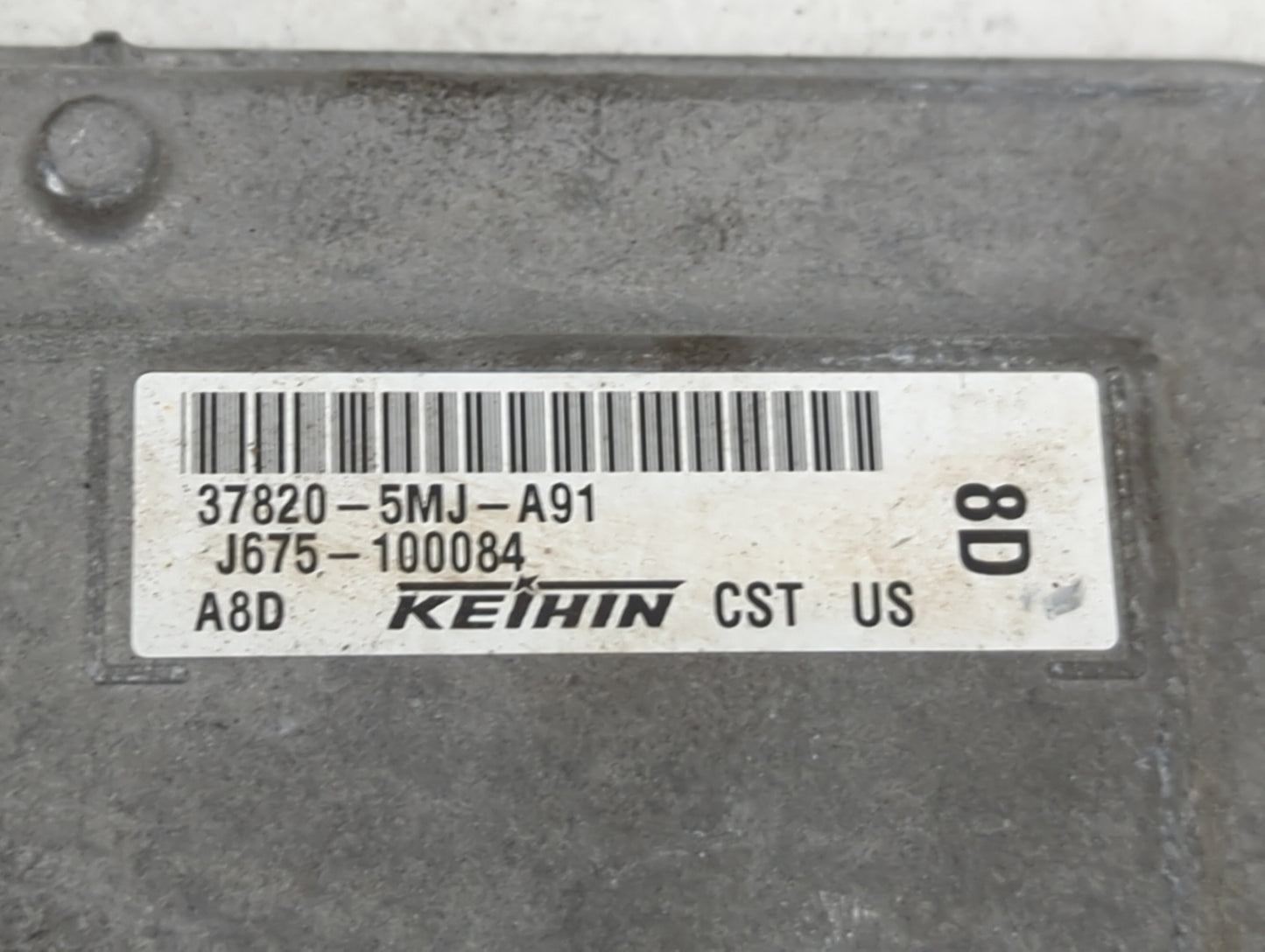 2019 Honda Ridgeline PCM Engine Control Computer ECU ECM PCU OEM P/N:37820-5MJ-A91 J675-100084 Fits OEM Used Auto Parts - Oe