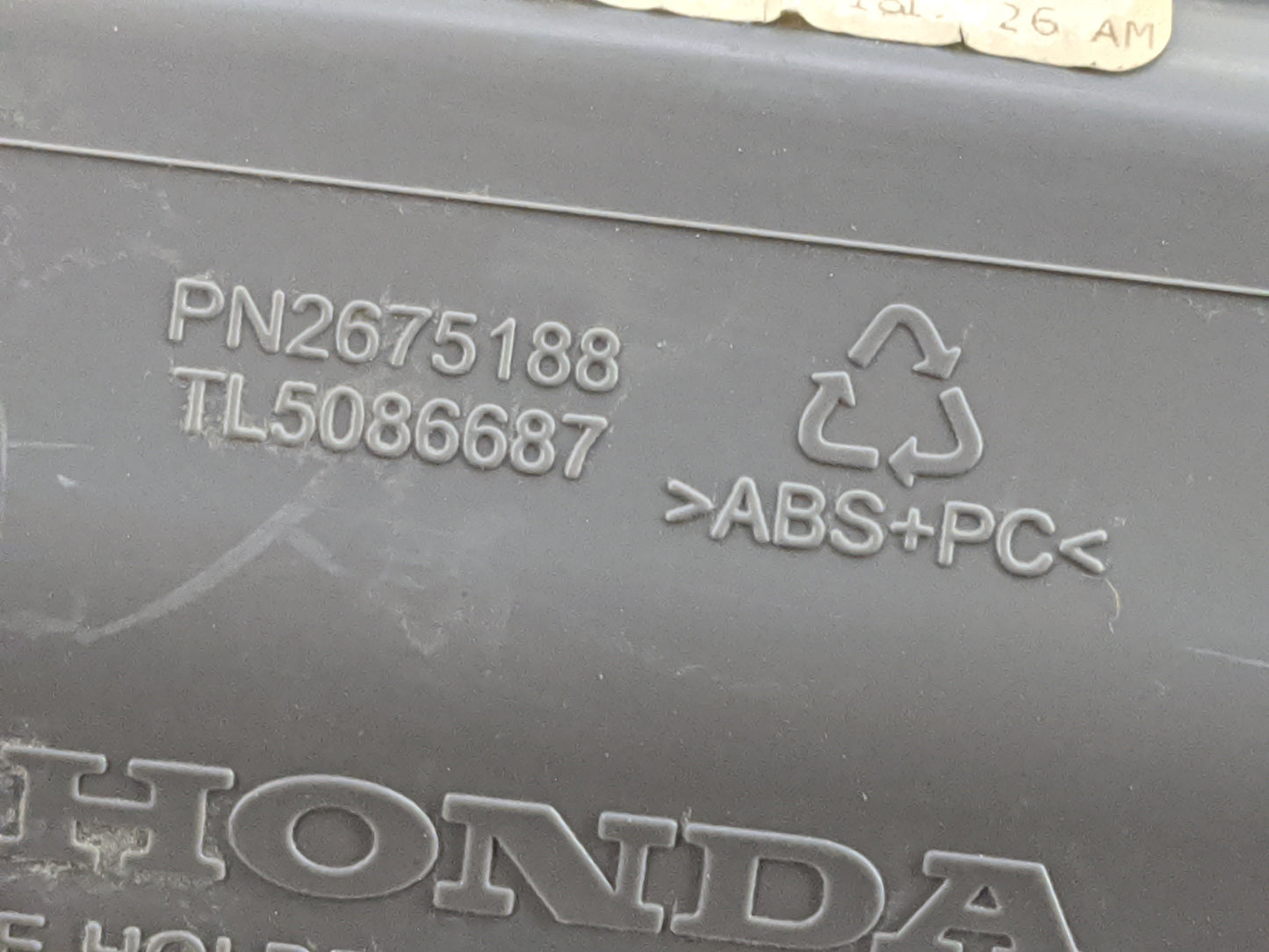 2017-2020 Honda Ridgeline Overhead Roof Console Tan - Oemusedautoparts1.com
