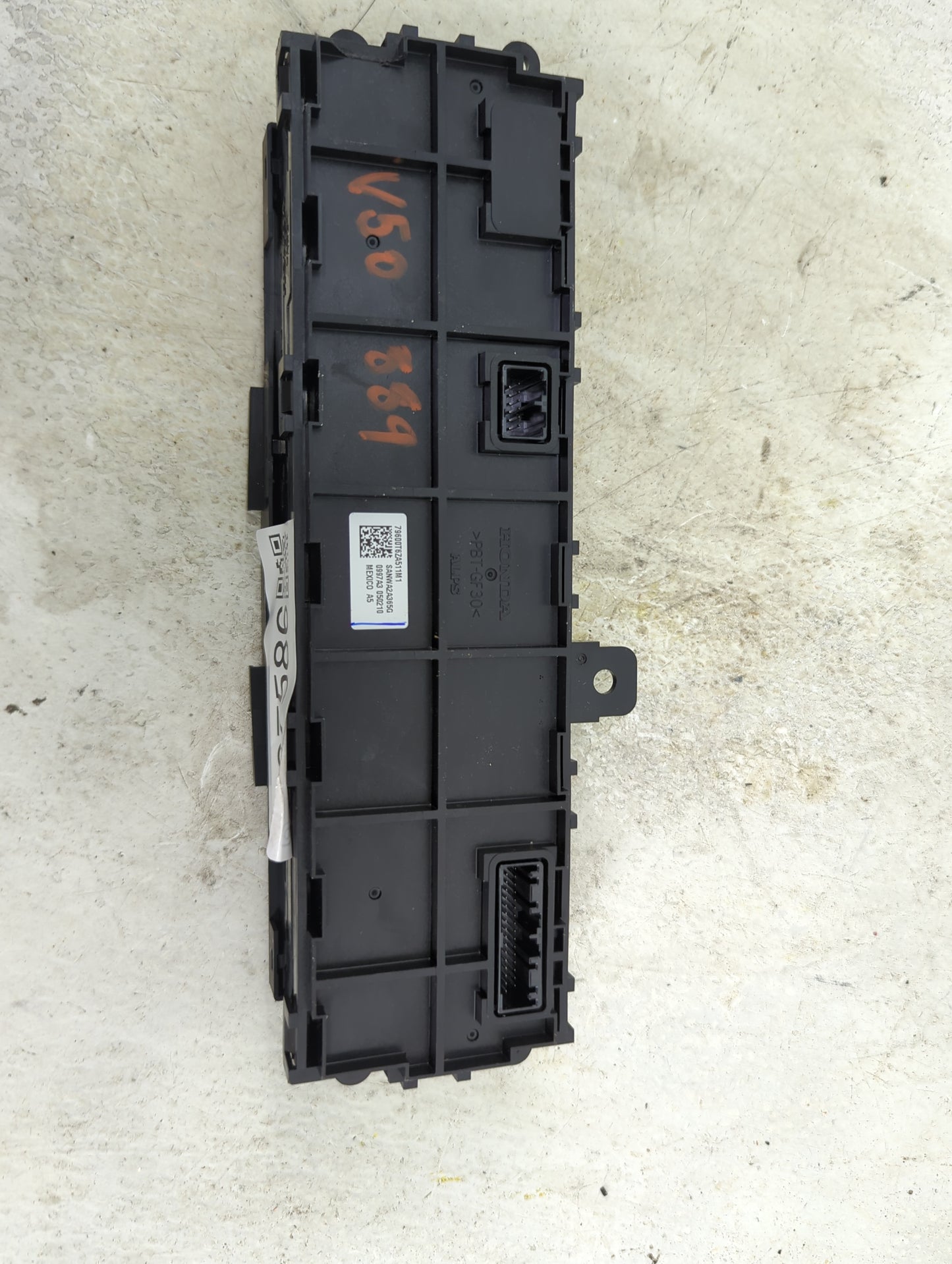 2017-2019 Honda Ridgeline Climate Control Module Temperature AC/Heater Replacement P/N:79600T6ZA511M1 SANWA2A365G Fits OEM U
