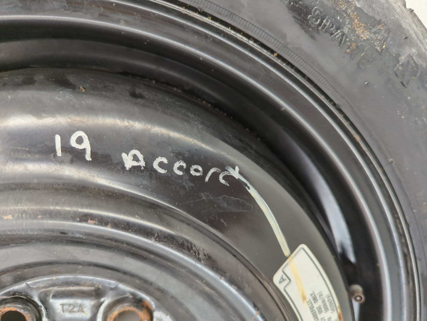 2018-2022 Hyundai Accent Spare Donut Tire Wheel Rim Oem - Oemusedautoparts1.com