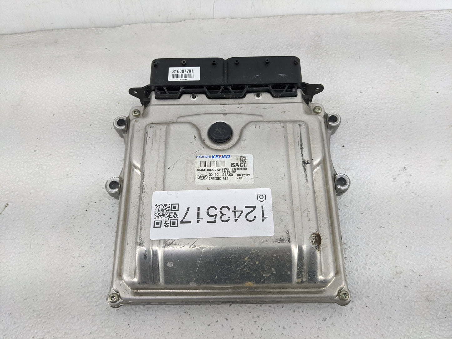 2018-2019 Hyundai Accent PCM Engine Control Computer ECU ECM PCU OEM P/N:39199-2BAC0 Fits Fits 2018 2019 OEM Used Auto Parts
