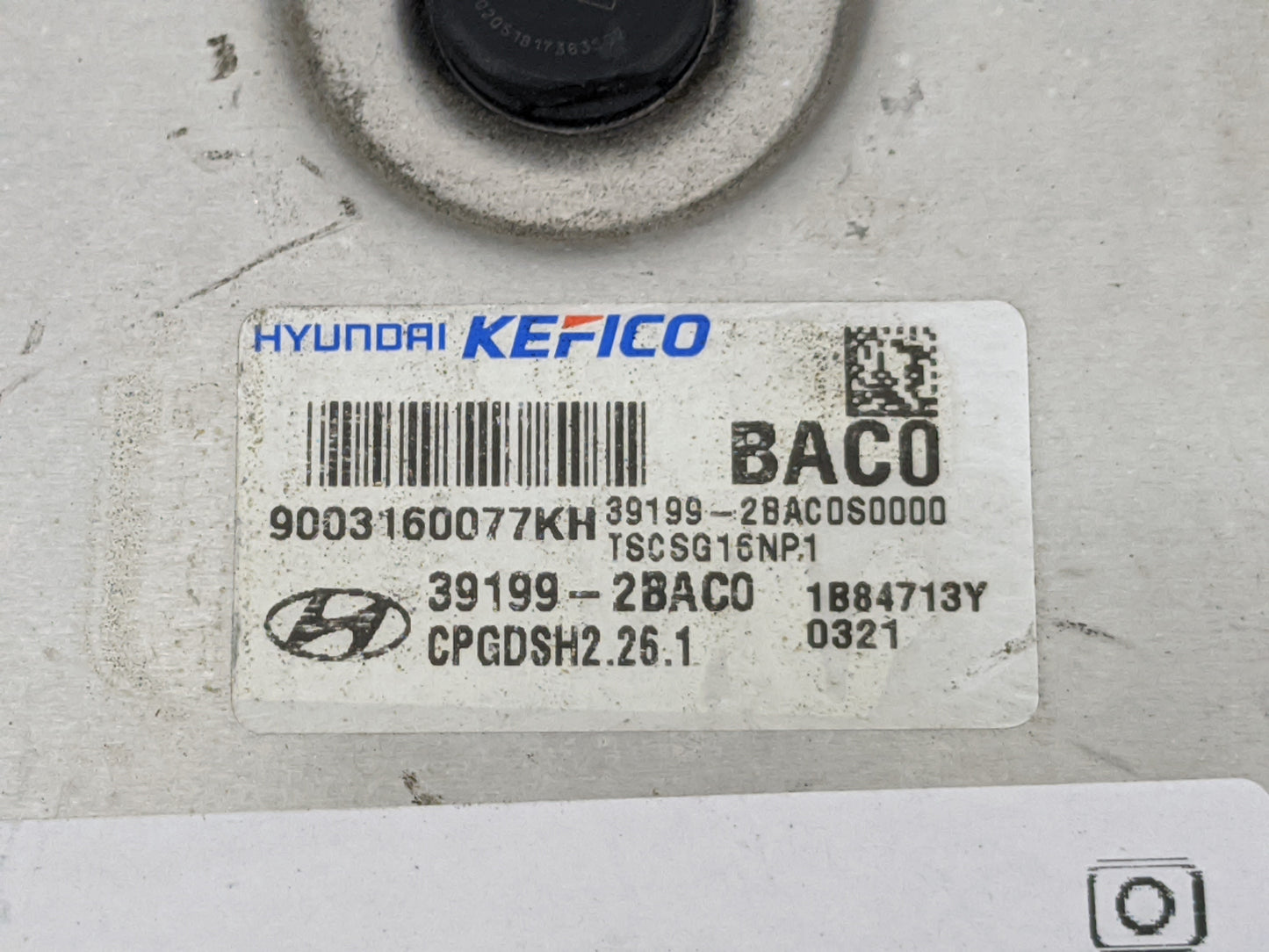 2018-2019 Hyundai Accent PCM Engine Control Computer ECU ECM PCU OEM P/N:39199-2BAC0 Fits Fits 2018 2019 OEM Used Auto Parts