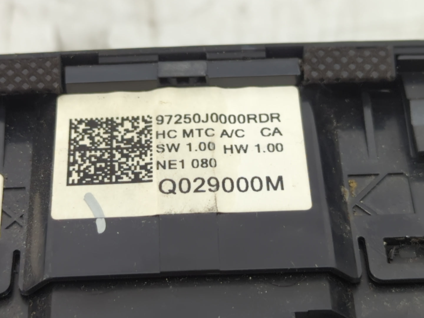 2018-2022 Hyundai Accent Climate Control Module Temperature AC/Heater Replacement P/N:97250J0000RDR Q029000M Fits OEM Used A