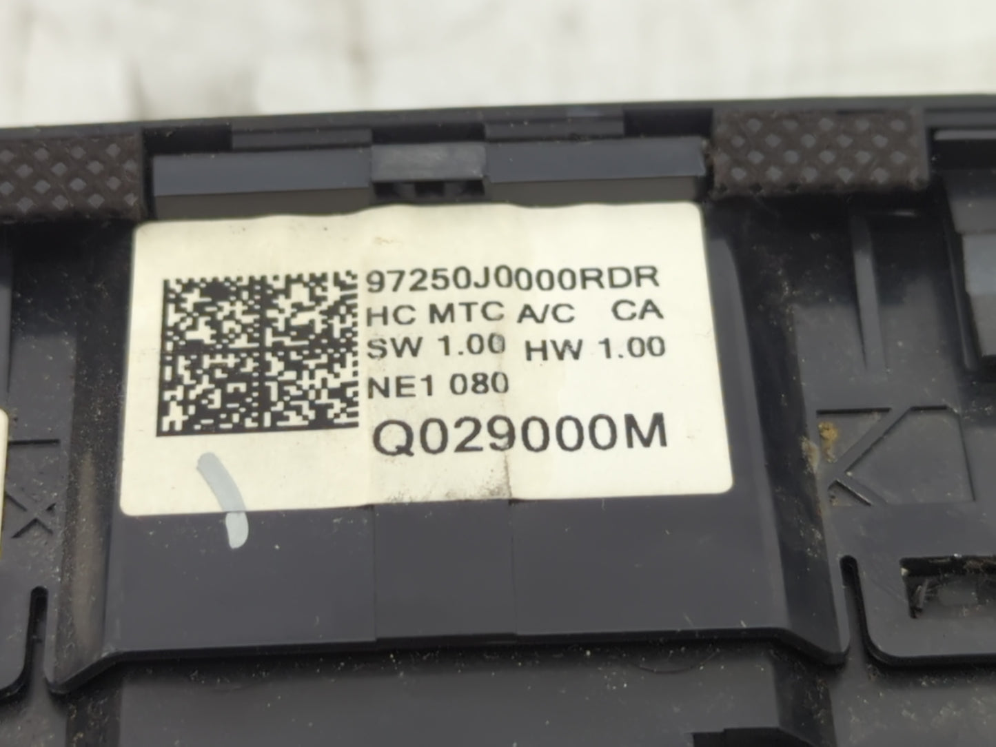 2018-2022 Hyundai Accent Climate Control Module Temperature AC/Heater Replacement P/N:97250J0000RDR Q029000M Fits OEM Used A