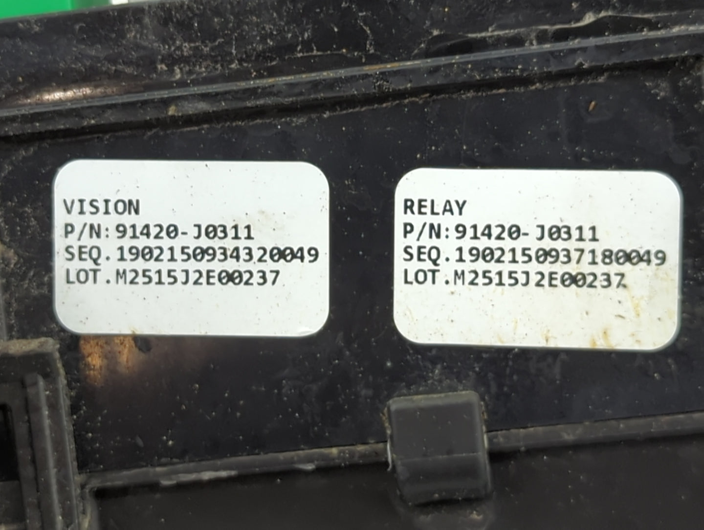 2018-2019 Hyundai Accent Fusebox Fuse Box Panel Relay Module P/N:91420-J0311 91420 J0441 Fits Fits 2018 2019 OEM Used Auto P