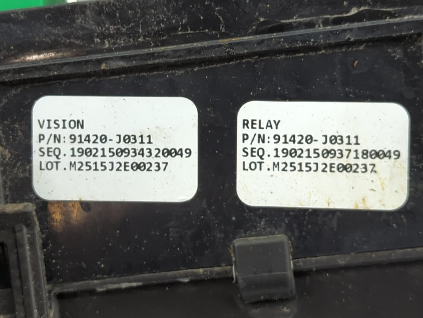 2018-2019 Hyundai Accent Fusebox Fuse Box Panel Relay Module P/N:91420-J0311 91420 J0441 Fits Fits 2018 2019 OEM Used Auto P