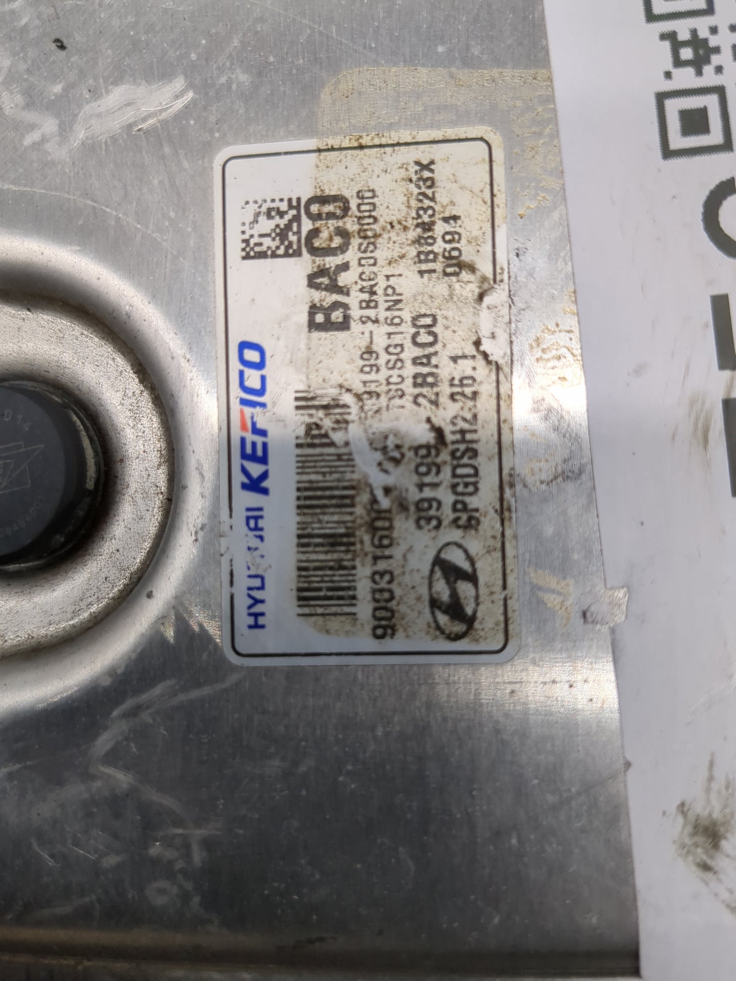 2018-2019 Hyundai Accent PCM Engine Control Computer ECU ECM PCU OEM P/N:39199-2BAC0 39131600, TCSG16NP1 Fits Fits 2018 2019