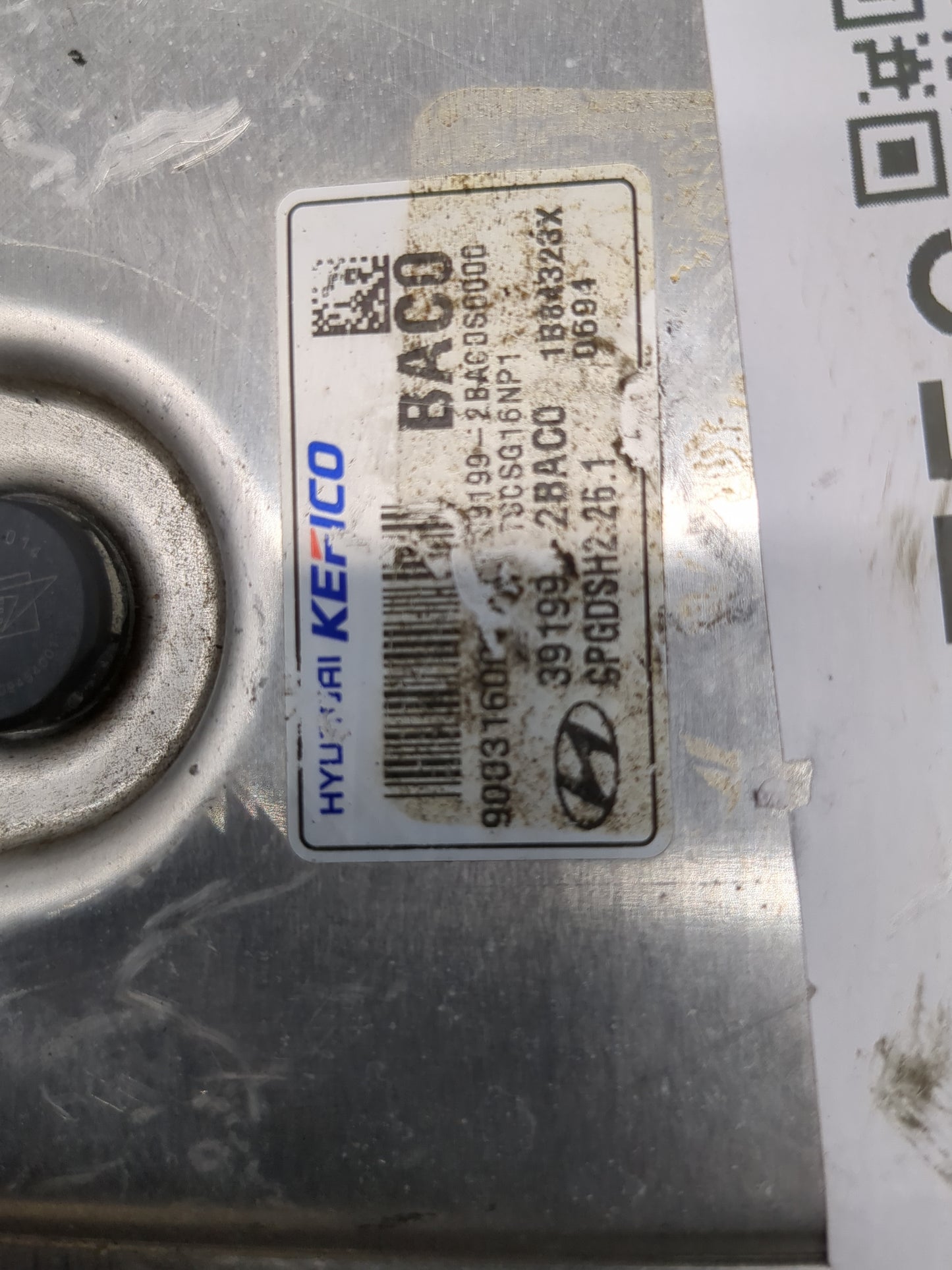 2018-2019 Hyundai Accent PCM Engine Control Computer ECU ECM PCU OEM P/N:39199-2BAC0 39131600, TCSG16NP1 Fits Fits 2018 2019