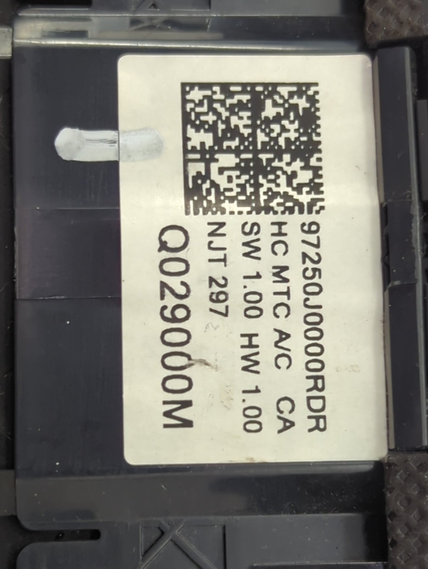 2018-2022 Hyundai Accent Climate Control Module Temperature AC/Heater Replacement P/N:97250J0000RDR Fits OEM Used Auto Parts