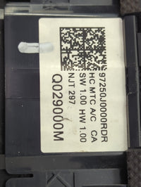 2018-2022 Hyundai Accent Climate Control Module Temperature AC/Heater Replacement P/N:97250J0000RDR Fits OEM Used Auto Parts