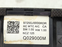 2018-2022 Hyundai Accent Climate Control Module Temperature AC/Heater Replacement P/N:97250J0000RDR Q029000M Fits OEM Used A