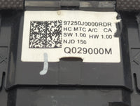 2018-2022 Hyundai Accent Climate Control Module Temperature AC/Heater Replacement P/N:97250J0000RDR Q029000M Fits OEM Used A