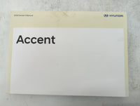 2019 Hyundai Accent Owners Manual Book Guide P/N:J0S4-EU8OB OEM Used Auto Parts - Oemusedautoparts1.com