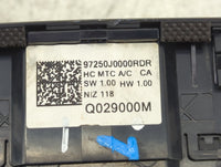 2018-2022 Hyundai Accent Climate Control Module Temperature AC/Heater Replacement P/N:97250J0000RDR Q029000M Fits OEM Used A