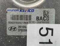 2018-2019 Hyundai Accent PCM Engine Control Computer ECU ECM PCU OEM P/N:39199-2BAC0 Fits 2018 2019 OEM Used Auto Parts - Oe