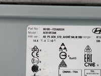 2019-2020 Hyundai Elantra Radio AM FM Cd Player Receiver Replacement P/N:96180-F2UA0SSH Fits Fits 2019 2020 OEM Used Auto Pa