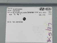 2019-2020 Hyundai Elantra Radio AM FM Cd Player Receiver Replacement P/N:96180-F2UA0SSH Fits Fits 2019 2020 OEM Used Auto Pa