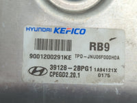 2019-2020 Hyundai Elantra PCM Engine Control Computer ECU ECM PCU OEM P/N:39128-2BPG1 Fits Fits 2019 2020 OEM Used Auto Part