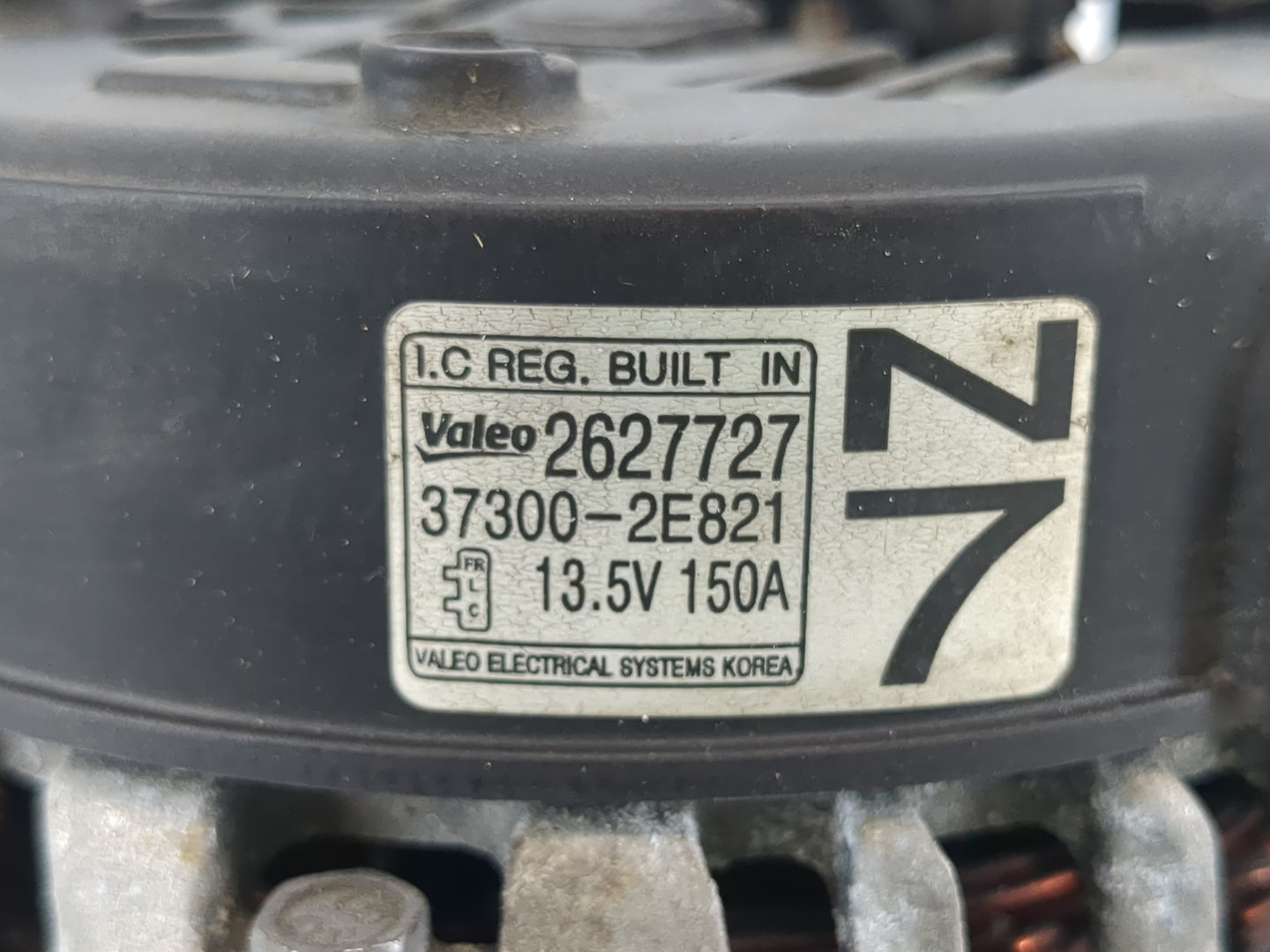 2017-2020 Hyundai Elantra Alternator Replacement Generator Charging Assembly Engine OEM P/N:37300-2E821 Fits OEM Used Auto P