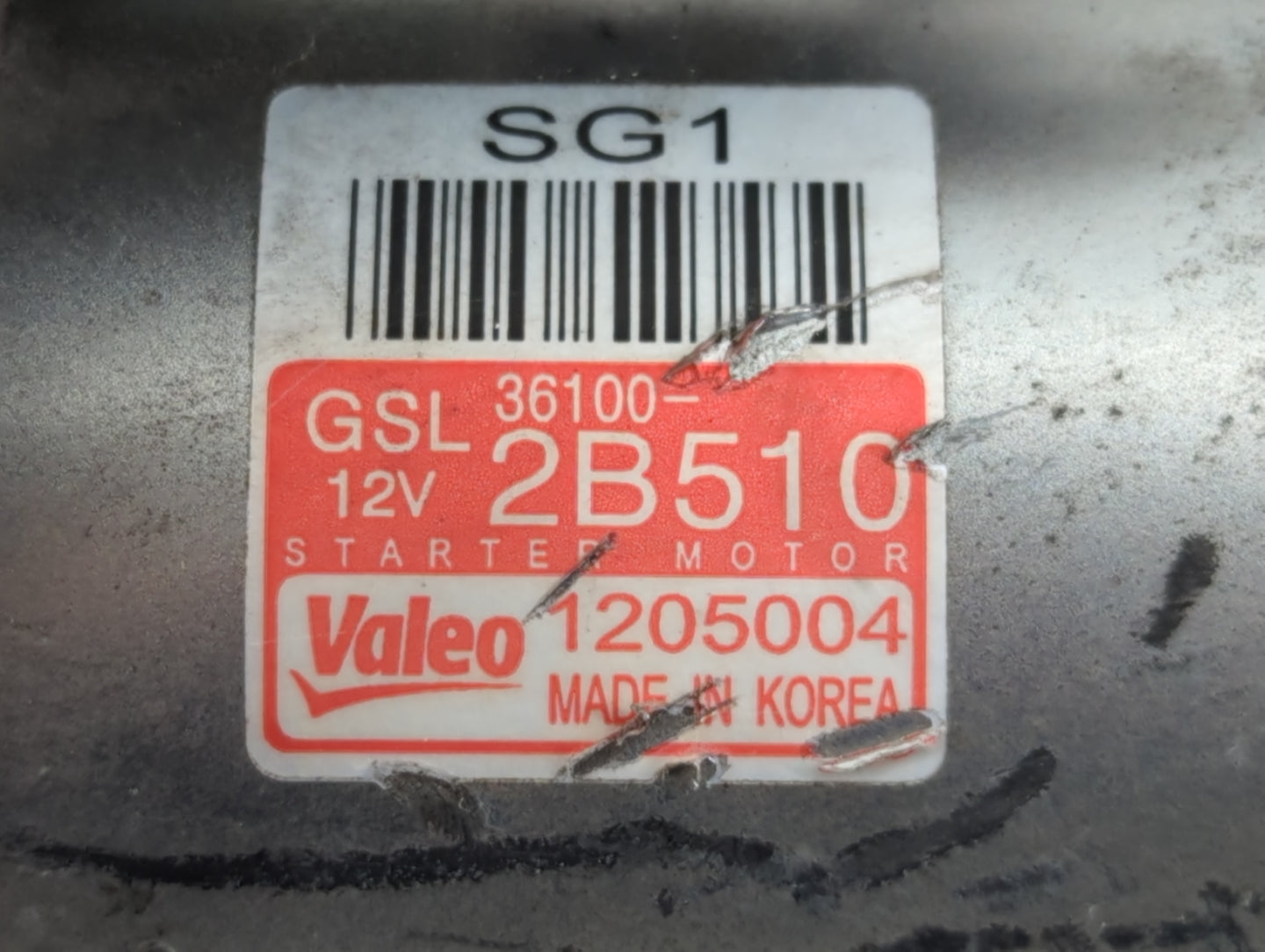 2017-2020 Hyundai Elantra Car Starter Motor Solenoid OEM P/N:36100-2B510 Fits OEM Used Auto Parts - Oemusedautoparts1.com