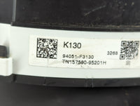 2019-2020 Hyundai Elantra Instrument Cluster Speedometer Gauges P/N:94051-F3130 Fits Fits 2019 2020 OEM Used Auto Parts - Oe