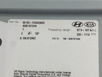 2019-2020 Hyundai Elantra Radio AM FM Cd Player Receiver Replacement P/N:96160-F2UA0SSH Fits Fits 2019 2020 OEM Used Auto Pa