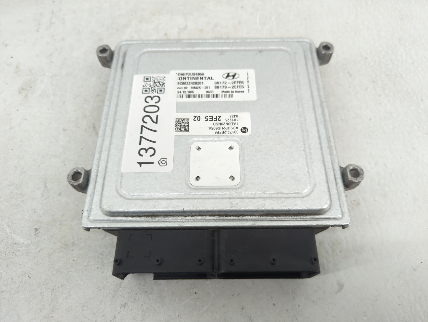 2019 Hyundai Elantra PCM Engine Control Computer ECU ECM PCU OEM P/N:39172-2EFE5 39173-2EFE5 Fits OEM Used Auto Parts - Oemu