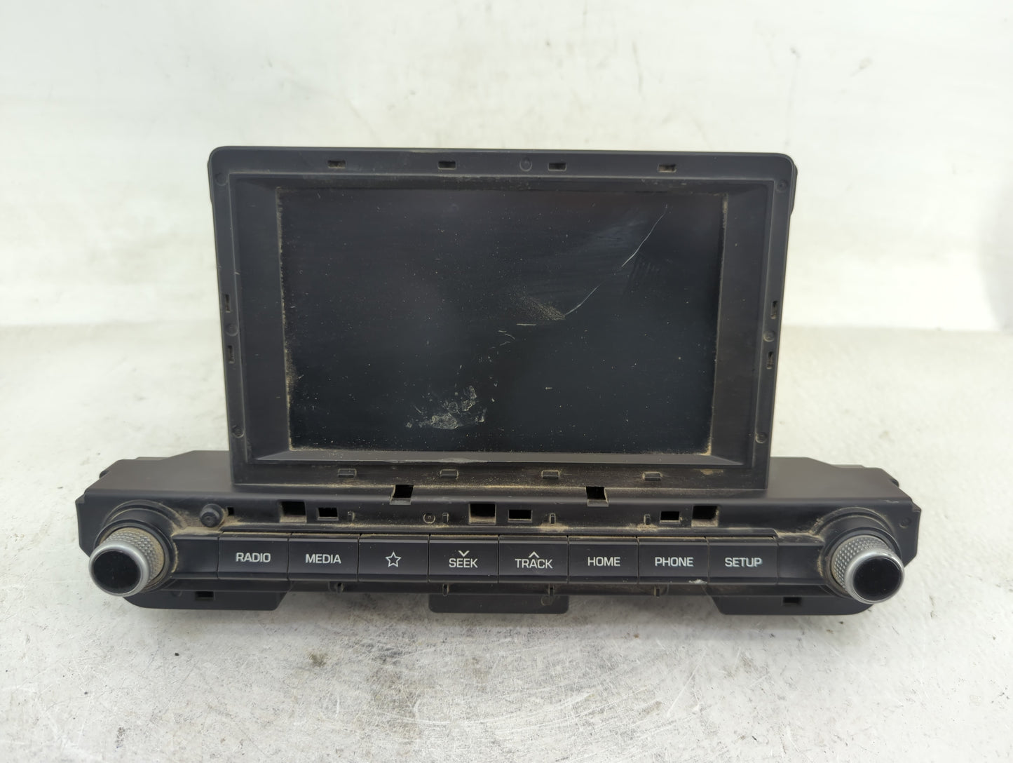 2019-2020 Hyundai Elantra Radio AM FM Cd Player Receiver Replacement P/N:96160F2CA0SSH Fits Fits 2019 2020 OEM Used Auto Par