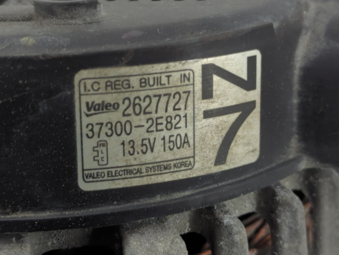 2017-2020 Hyundai Elantra Alternator Replacement Generator Charging Assembly Engine OEM P/N:37300-2E821 2627727 Fits OEM Use