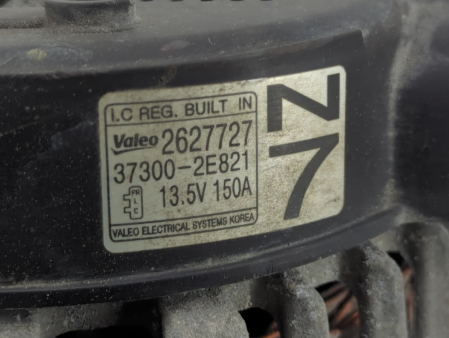 2017-2020 Hyundai Elantra Alternator Replacement Generator Charging Assembly Engine OEM P/N:37300-2E821 2627727 Fits OEM Use