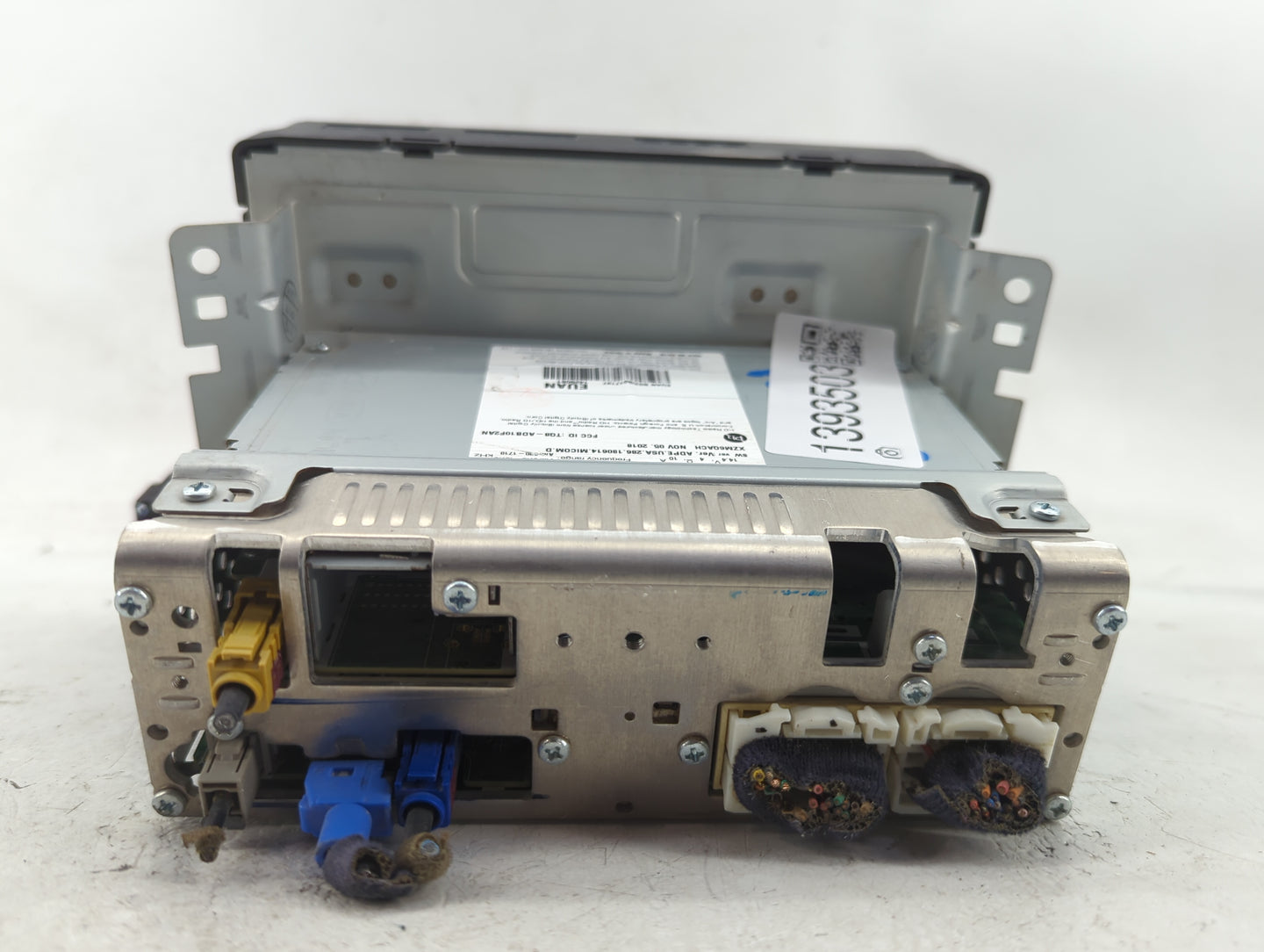 2019-2020 Hyundai Elantra Radio AM FM Cd Player Receiver Replacement P/N:96160F2UA0SSH Fits Fits 2019 2020 OEM Used Auto Par